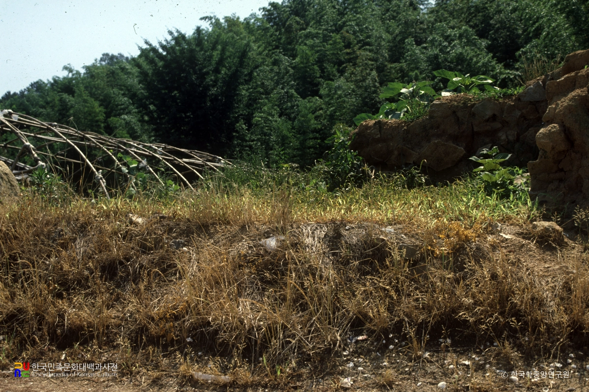 김해 죽림리 패총 전경