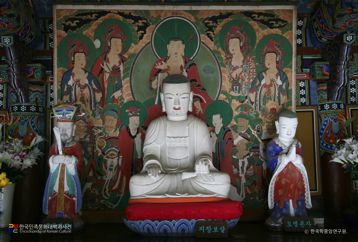 장안사 명부전 지장보살도