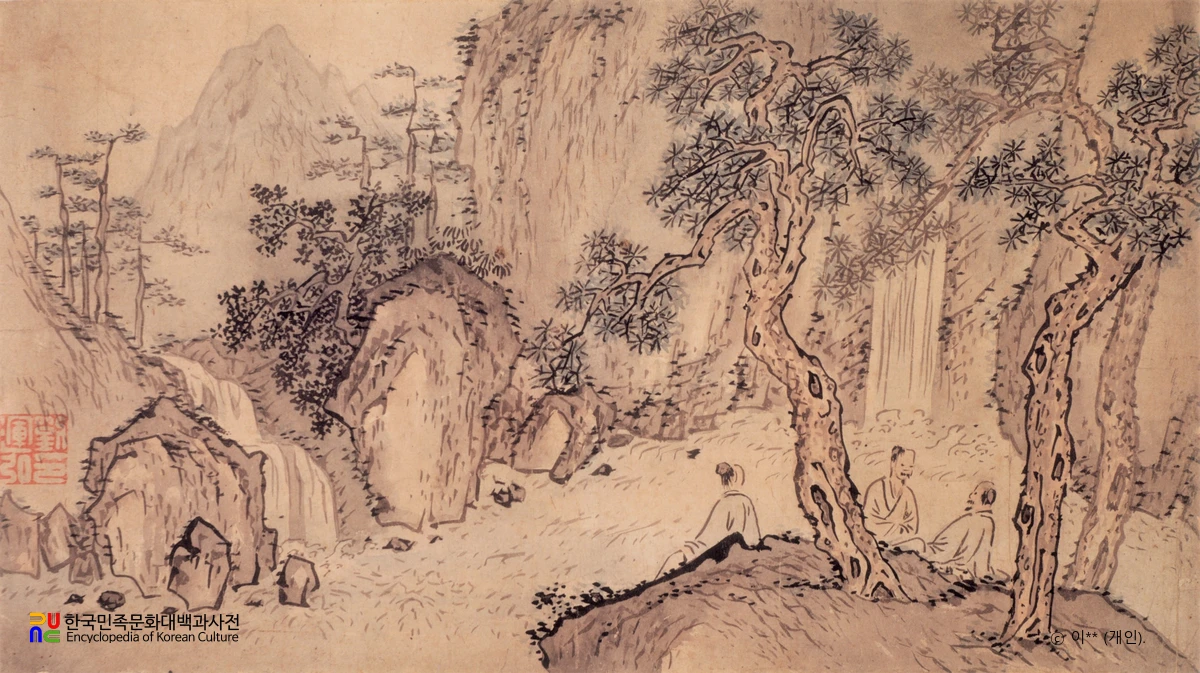 송하관폭도 / 유운홍