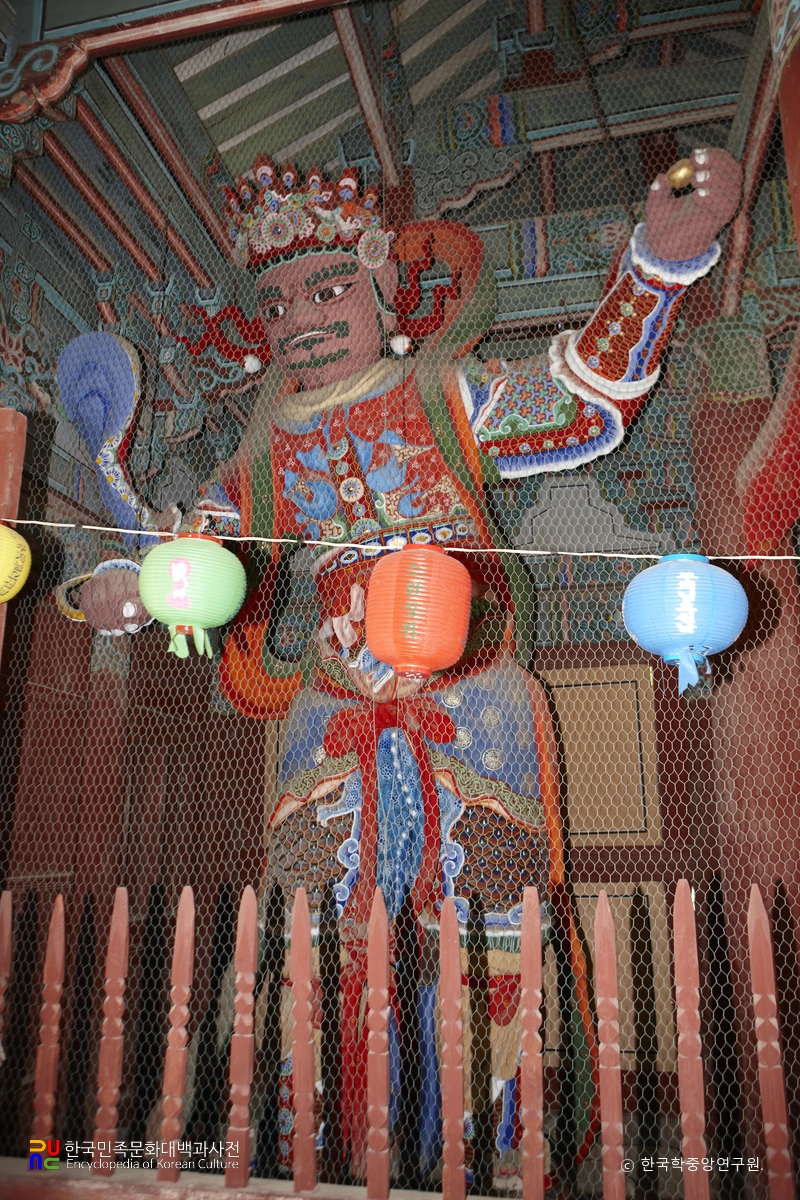 보은 법주사 사천왕문 광목천왕