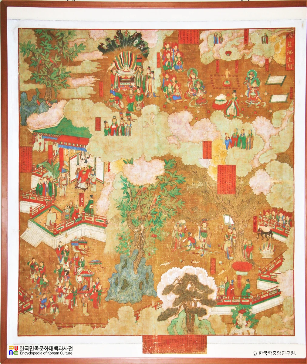 하동 쌍계사 팔상전 팔상탱