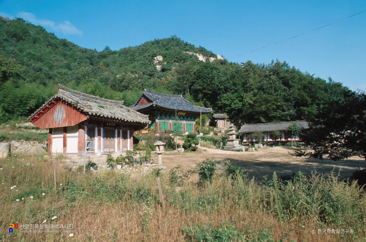 경산 불굴사 일대 전경