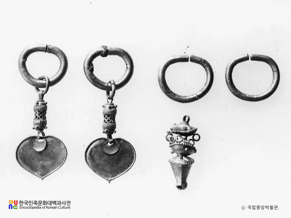 대구 대명동 유적 제7호분 2호분 금제이식