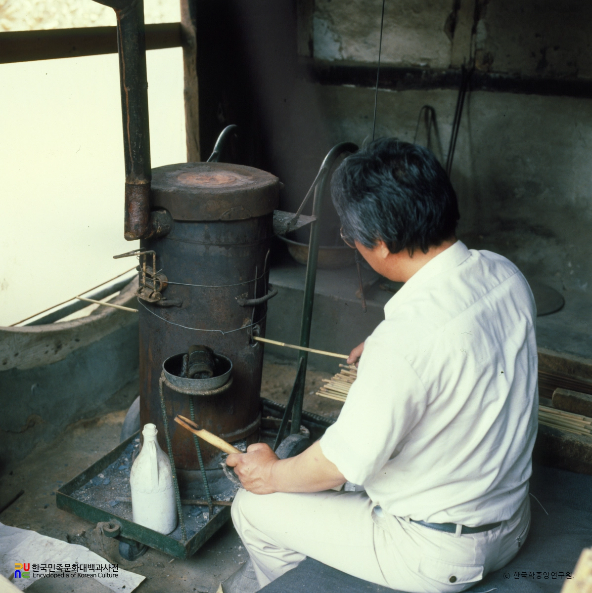 화살 제조공정 / 4 대 굽기