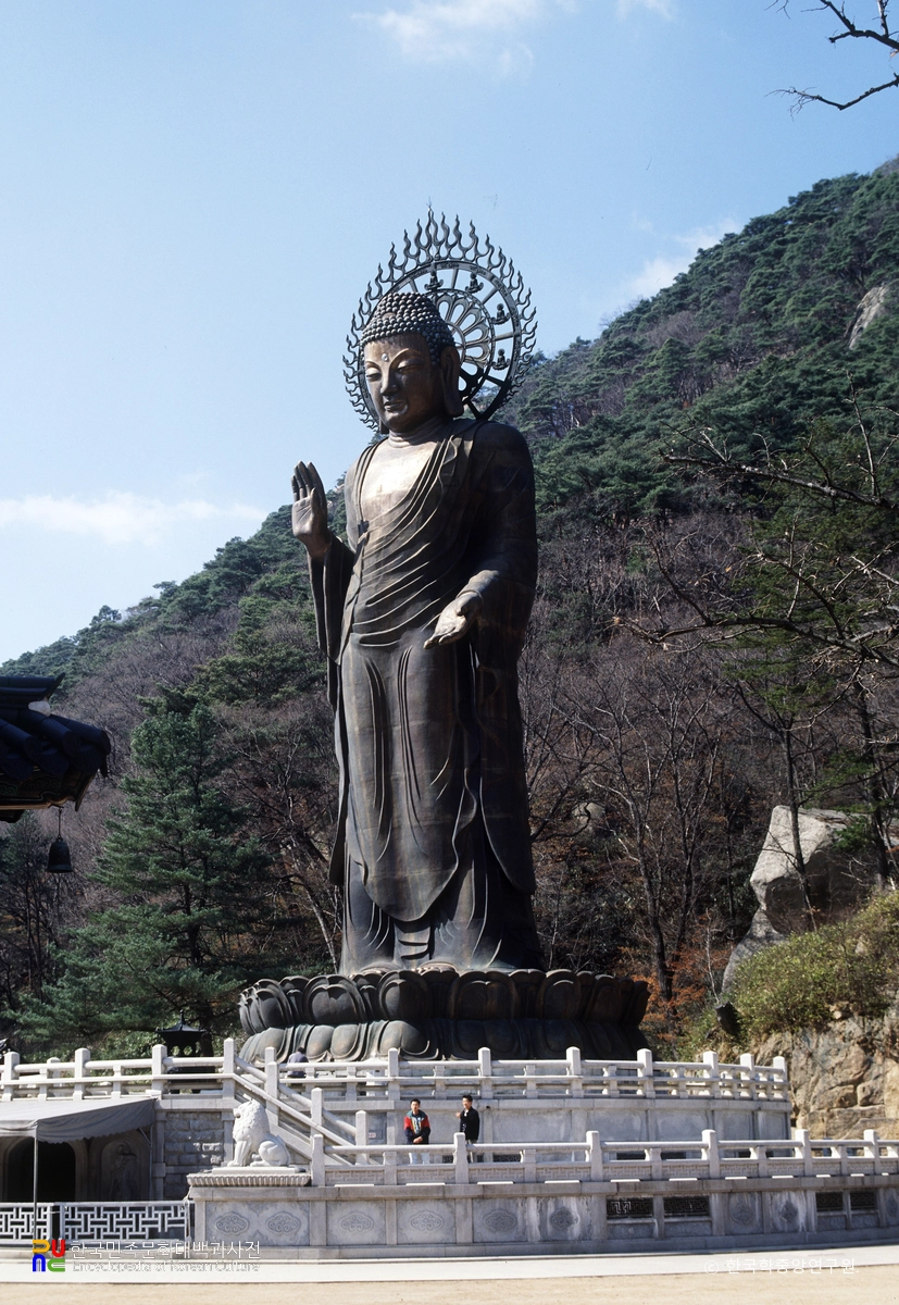 보은 법주사 청동대불