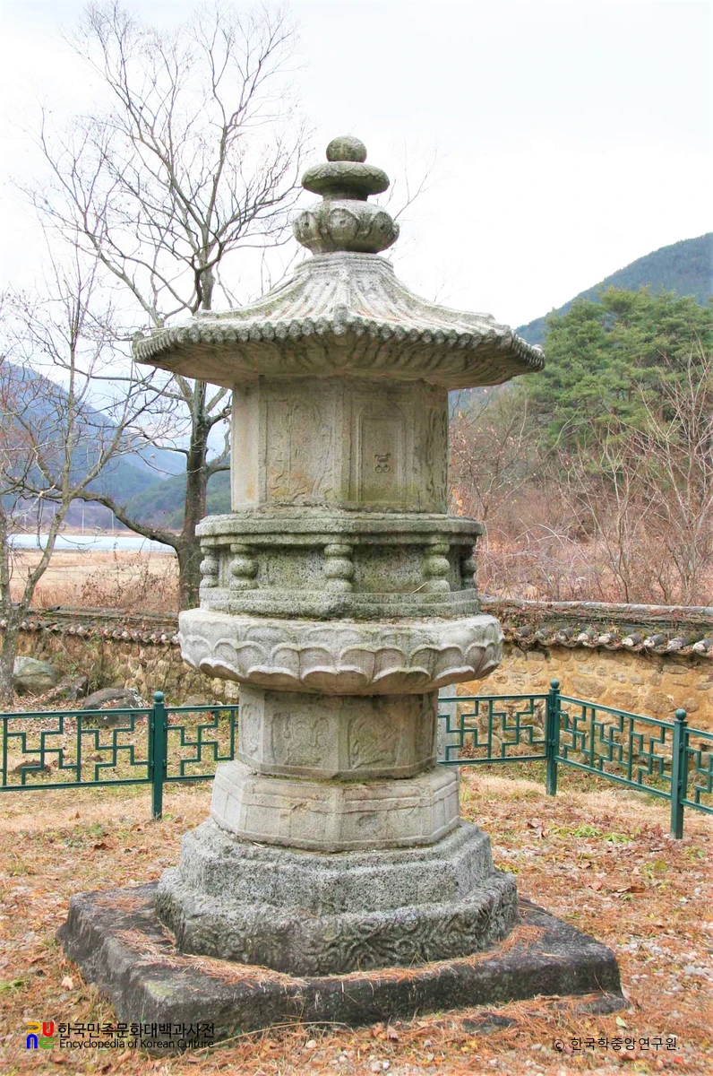 남원 실상사 증각대사탑 정측면