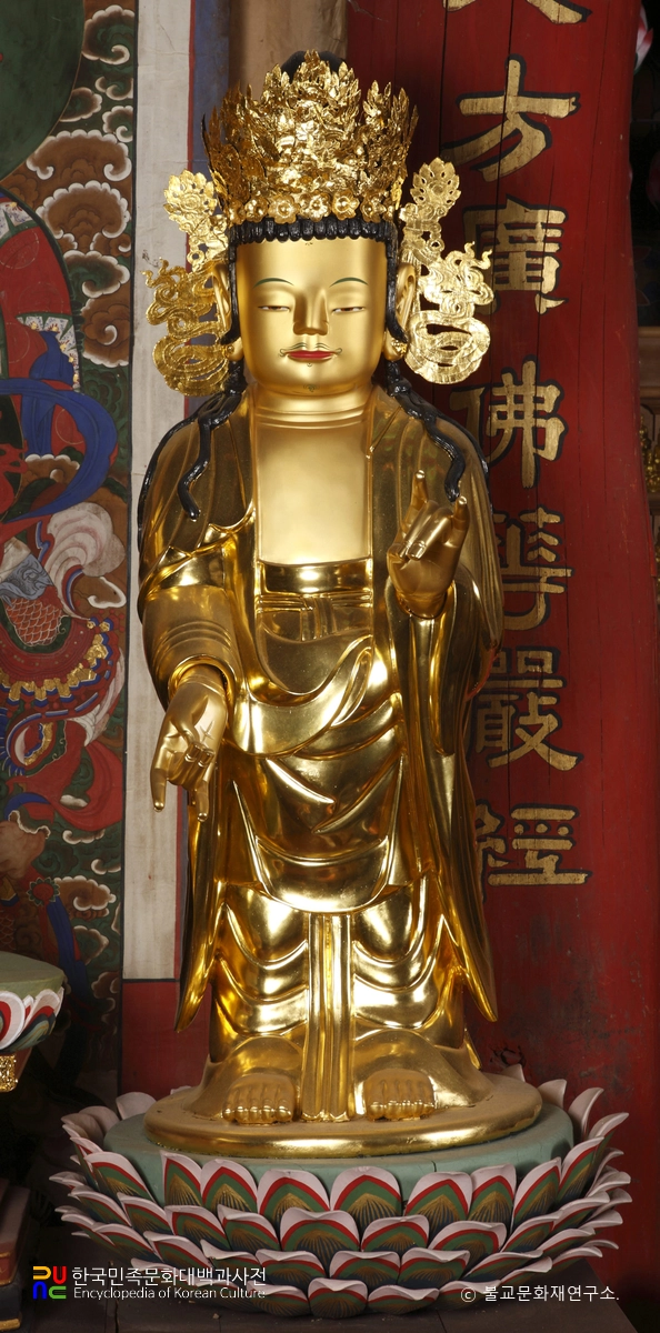 파주 보광사 목조보살입상(우)