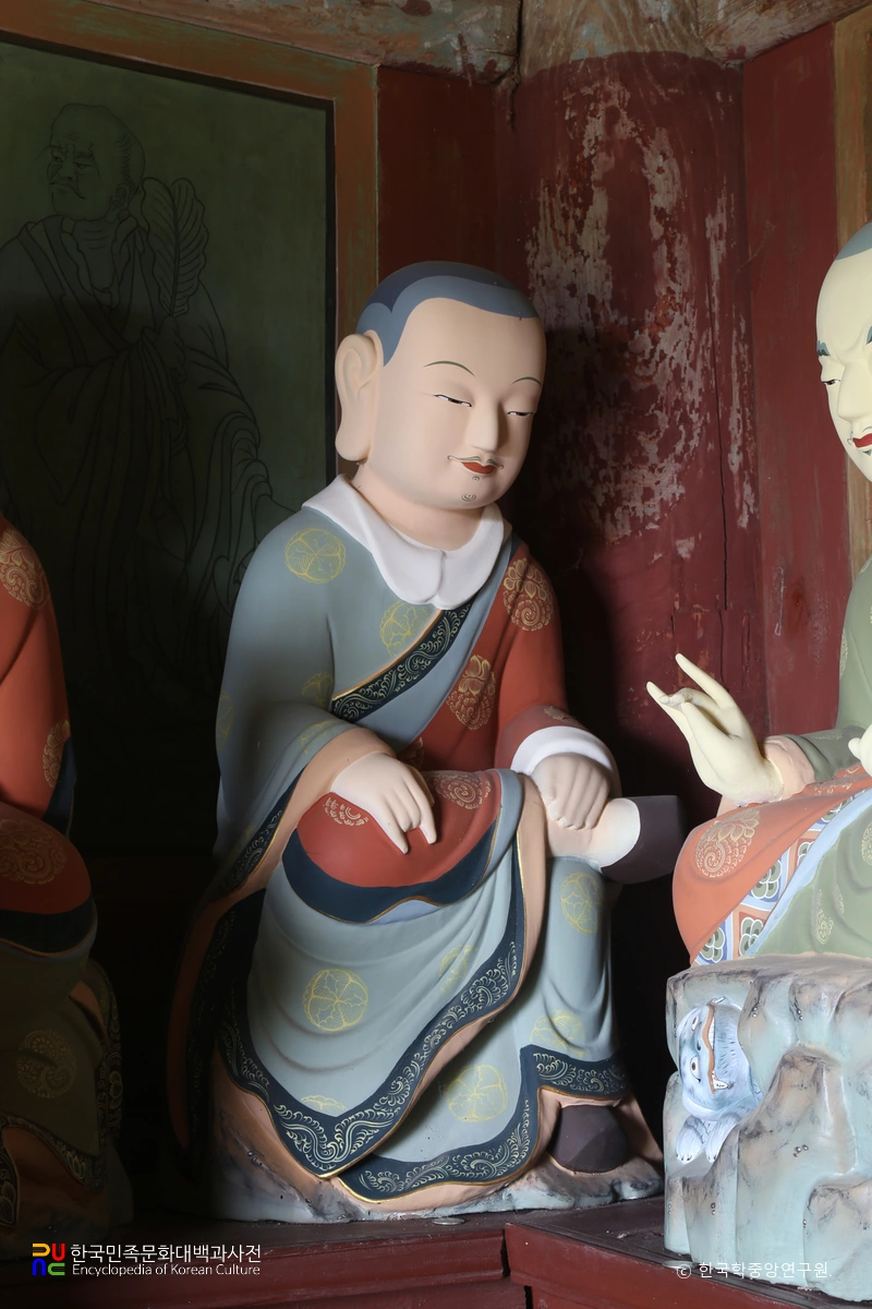 해남 미황사 십육나한상