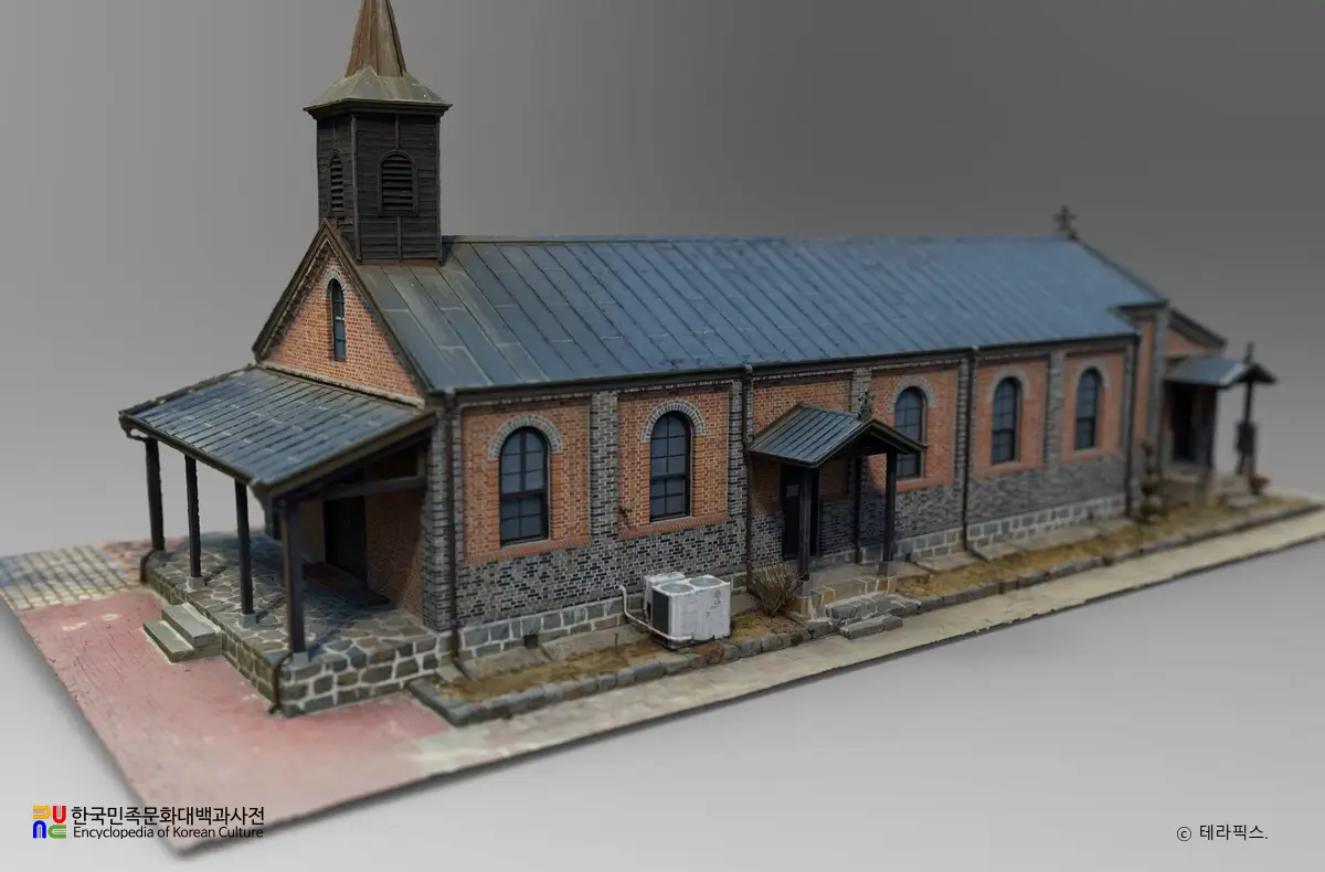 부여 금사리성당 우측면