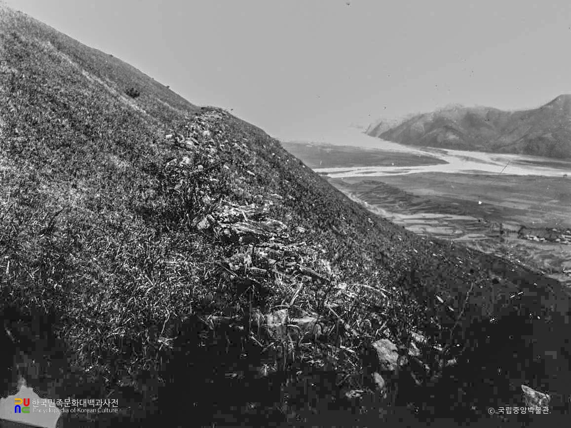 고령 주산성 성벽