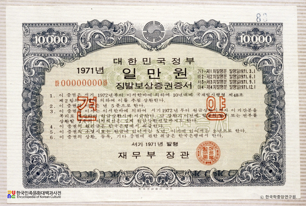 징발보상증권(1971년)