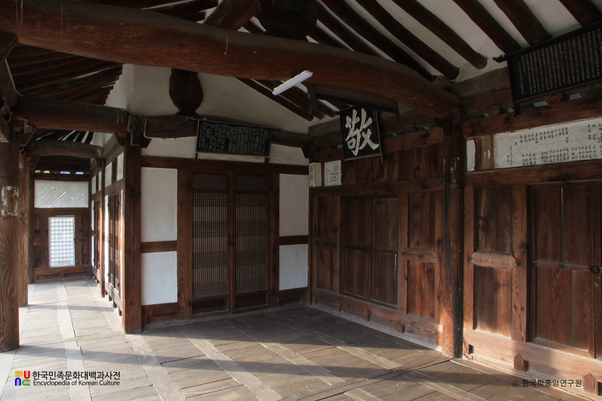 함안 무산사 중 무산서당 내부