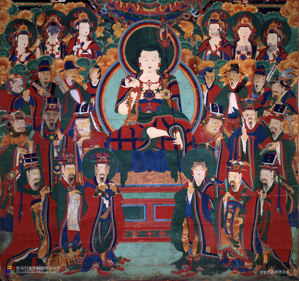 영광 불갑사 지장시왕도