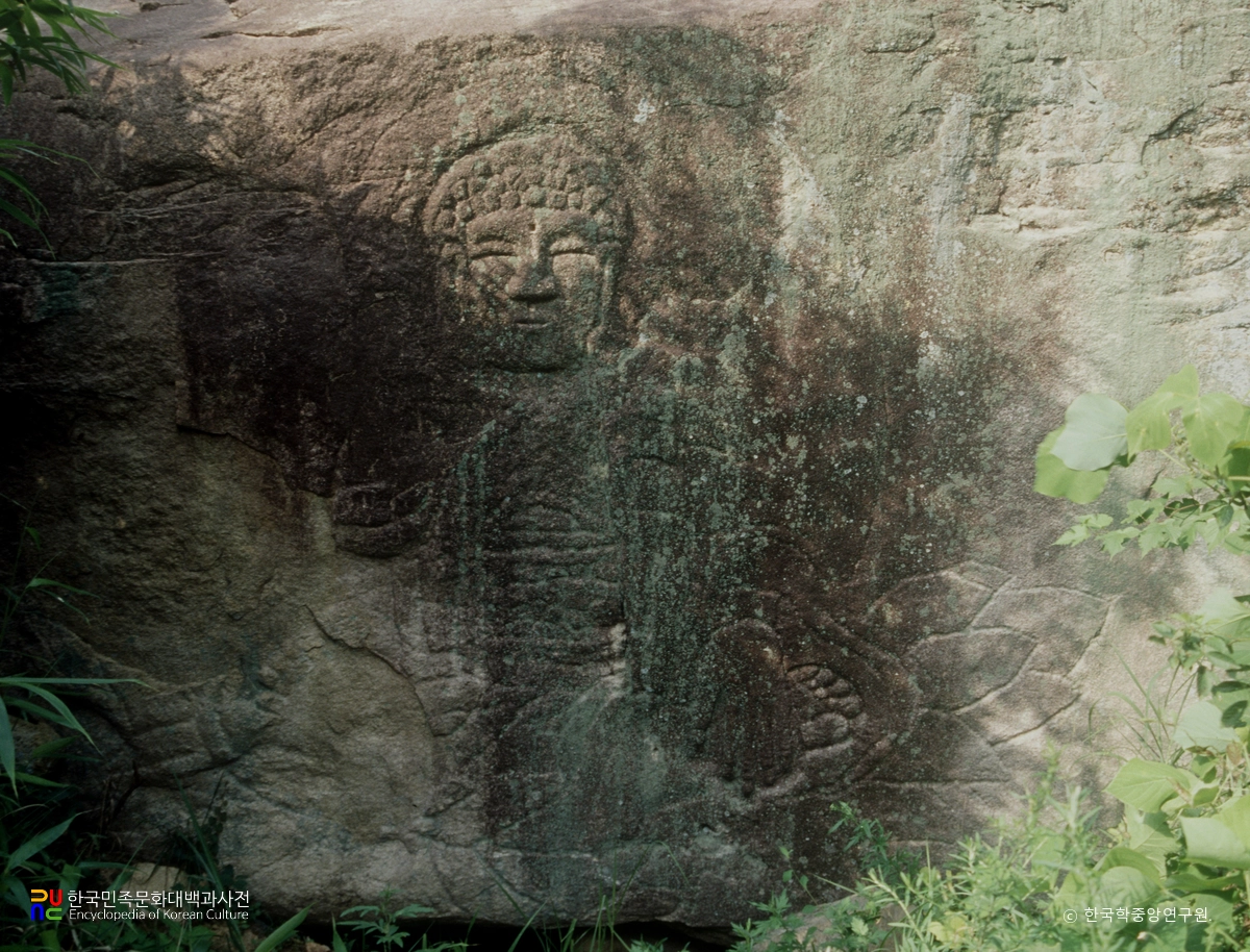 양산 호계리 마애불