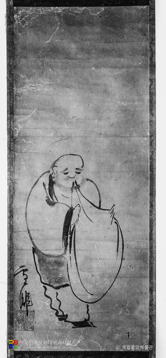 한시각필 포대화상도