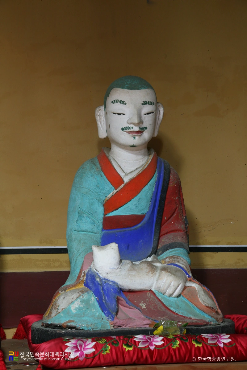 나주 다보사 영산전 소조십육나한좌상