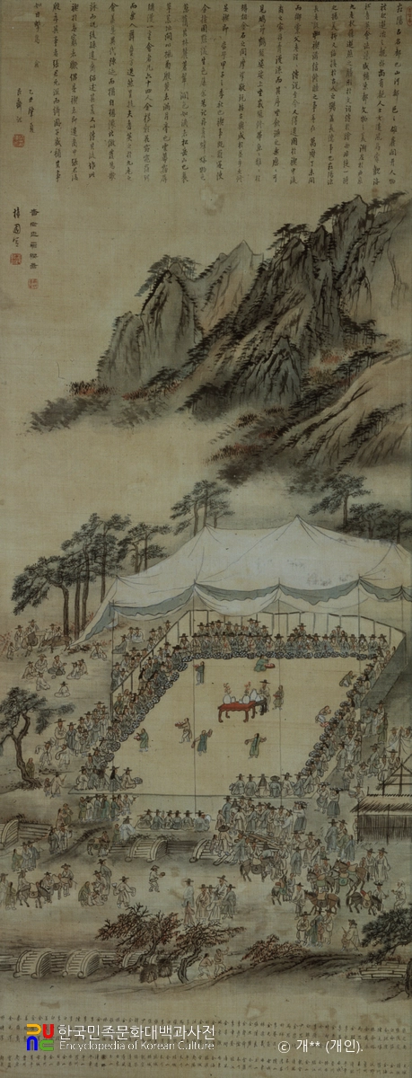 기로세련계도 / 김홍도