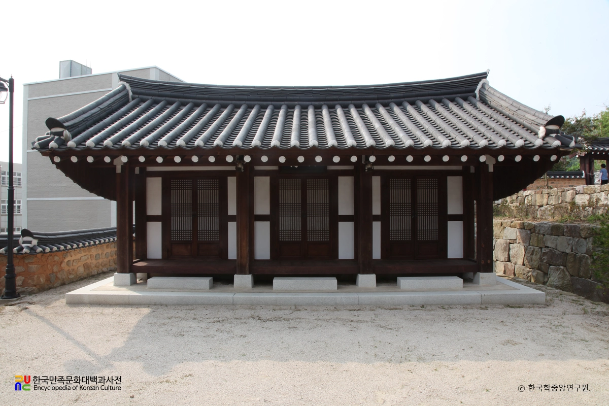 거제 반곡서원 중 서재 정면