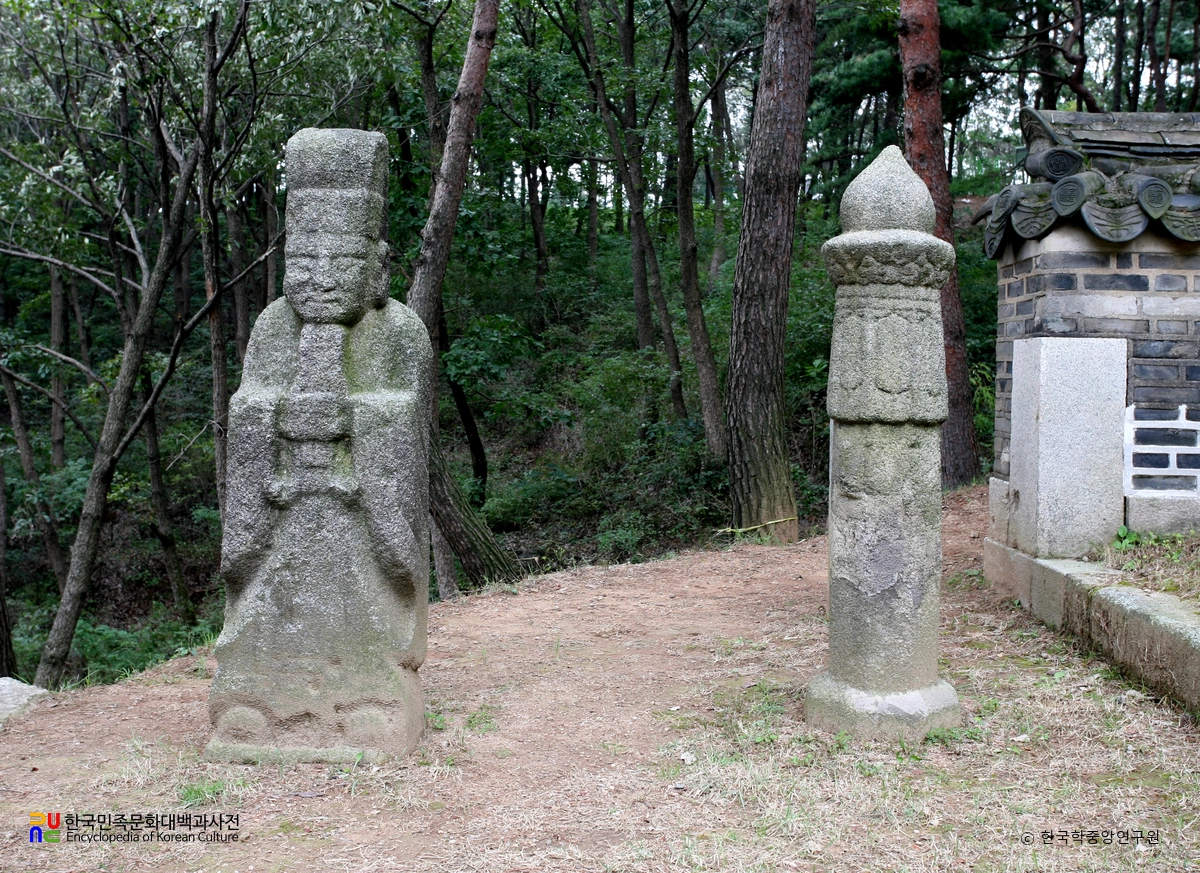 남양주 광해군묘 문인석