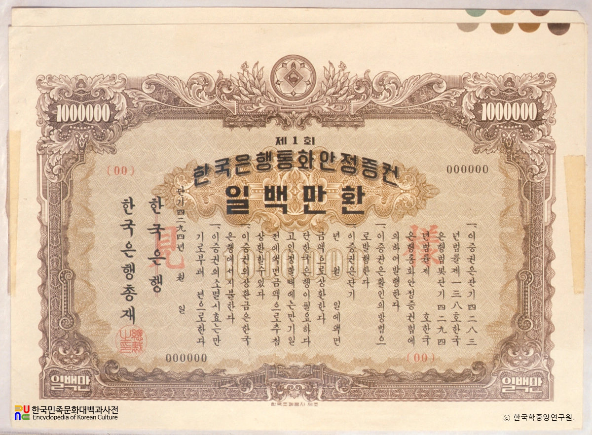 한국은행 통화안정증권(1961년)