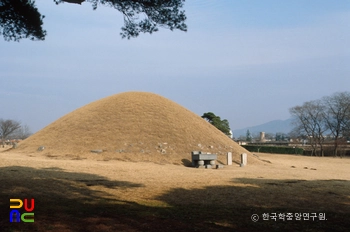 경주 신라 내물왕릉 정측면