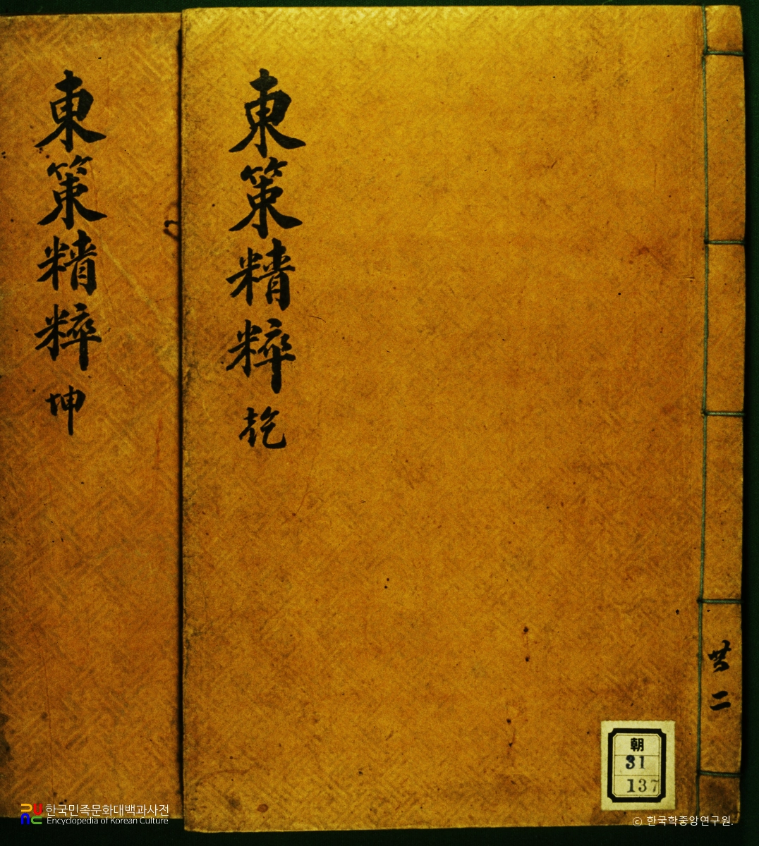 동책정수