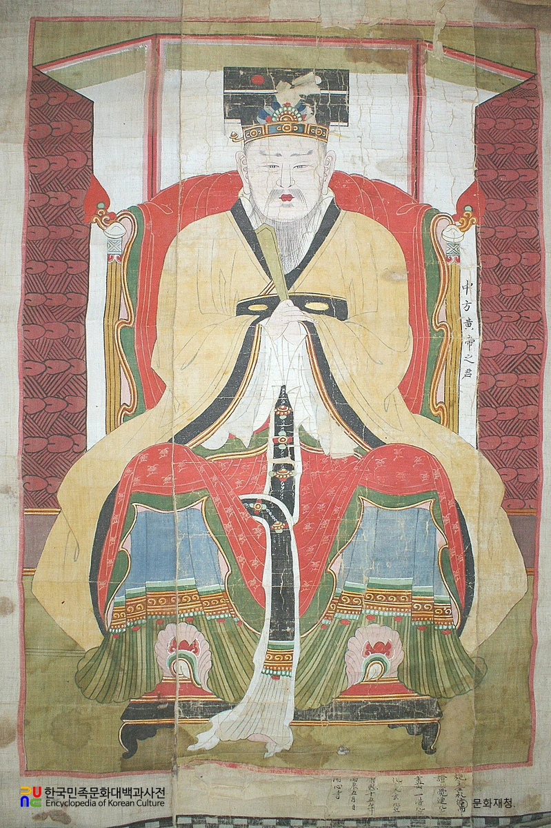 서산 개심사 오방오제위도 및 사직사자도