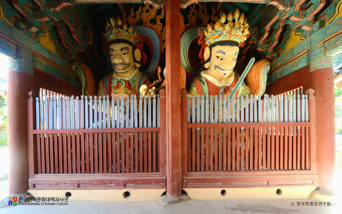 순천 송광사 소조 사천왕상