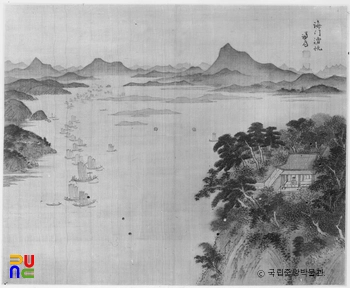 정선필 제가필첩 해문조범도