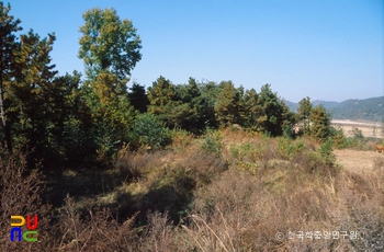 상주 병풍산고분군 전경