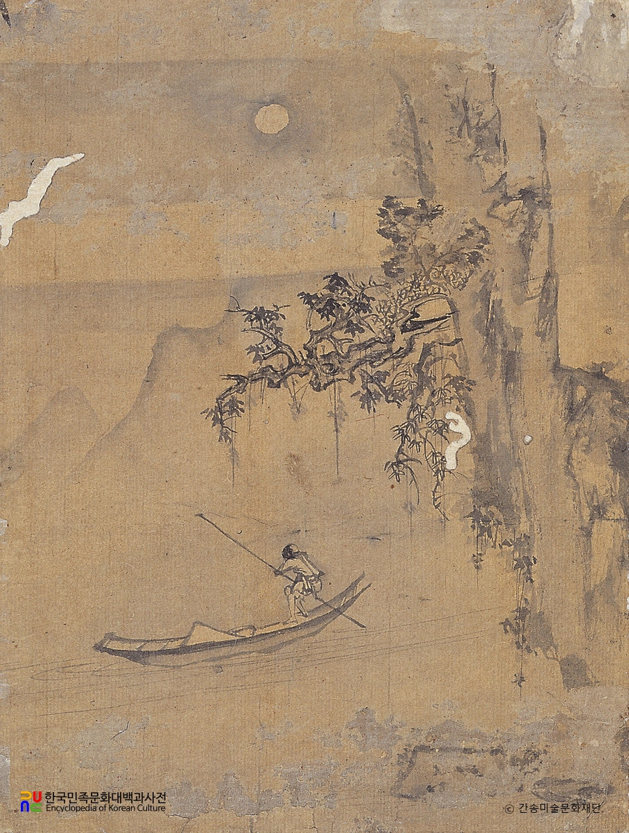 어주대월도(조세걸 작, 어주재월)