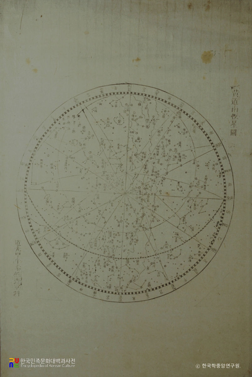 황도남북항성도