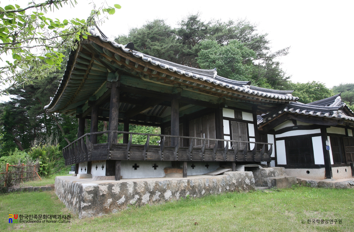 안동 백운정 정측면