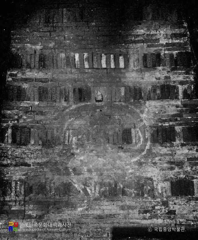 공주 송산리 6호분 북벽 현무