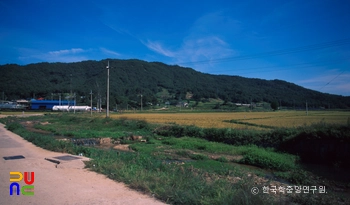 부여 청마산성 전경