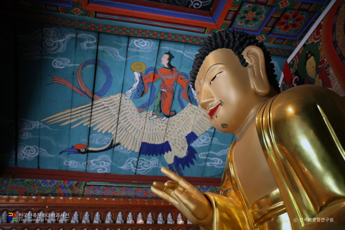 범어사 미륵전 목조여래좌상