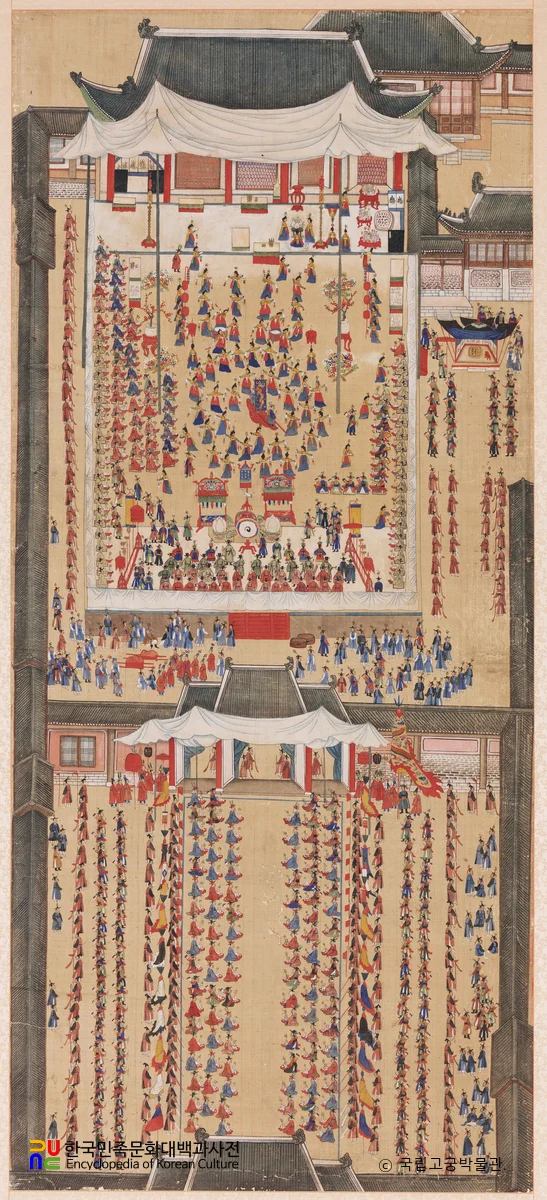 화성능행도 병풍 제6폭