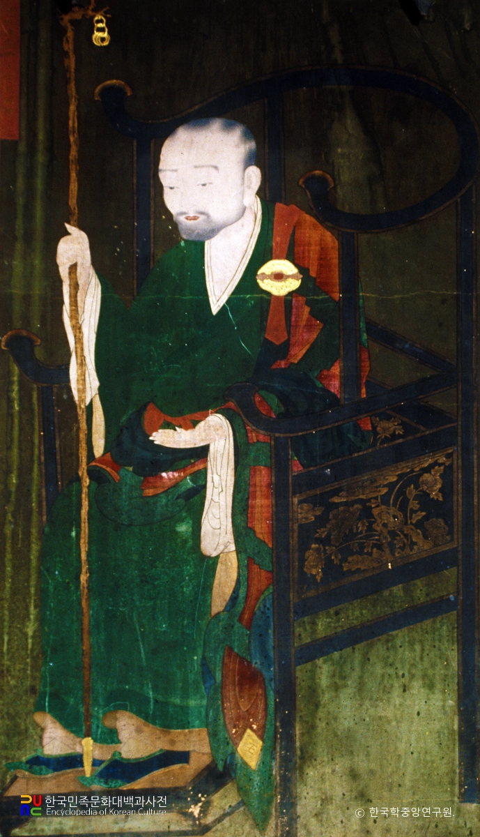 순천 송광사 십육조사진영