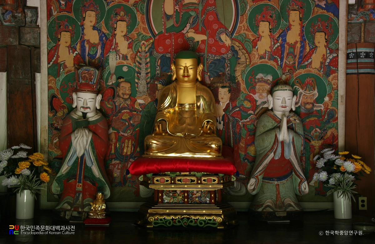 문경 김용사 명부전 목조지장삼존상 및 제상