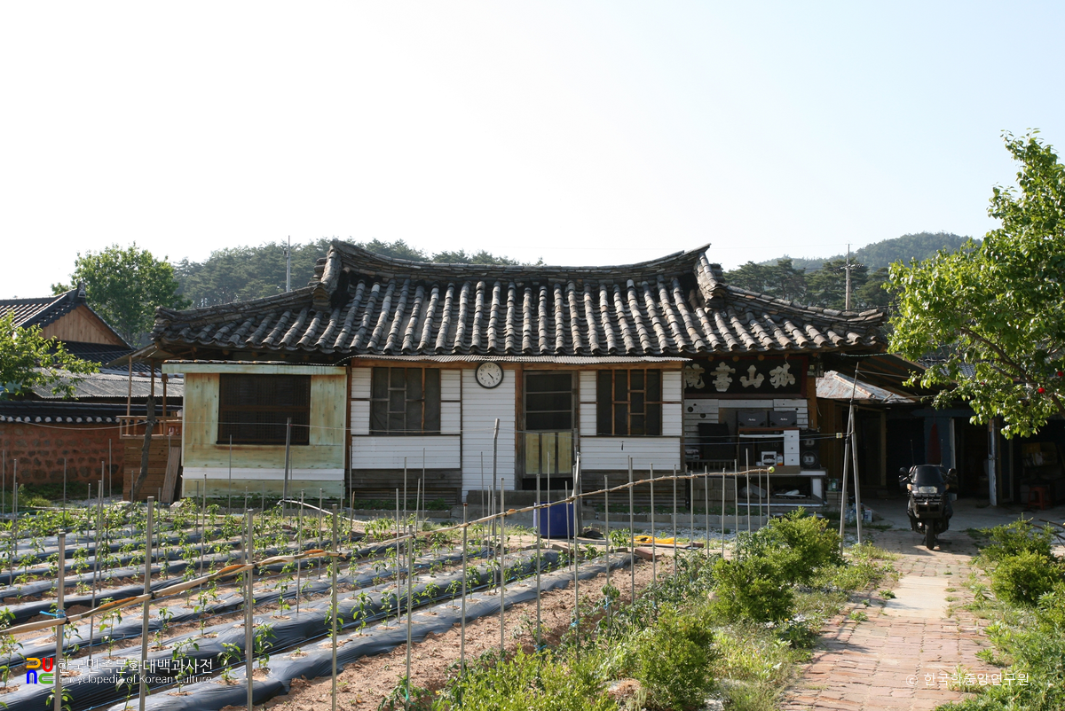 울진 고산서원 정면