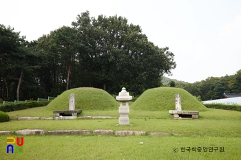 서울 양효공 안맹담과 정의공주 묘역 정면
