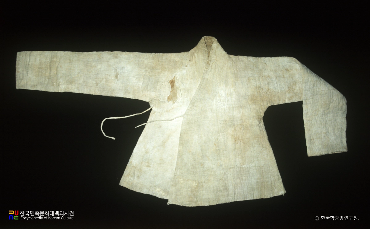 장흥임씨 묘 출토 복식 중 무명솜누비저고리