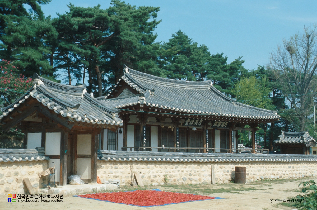 울진 월계서원 전경