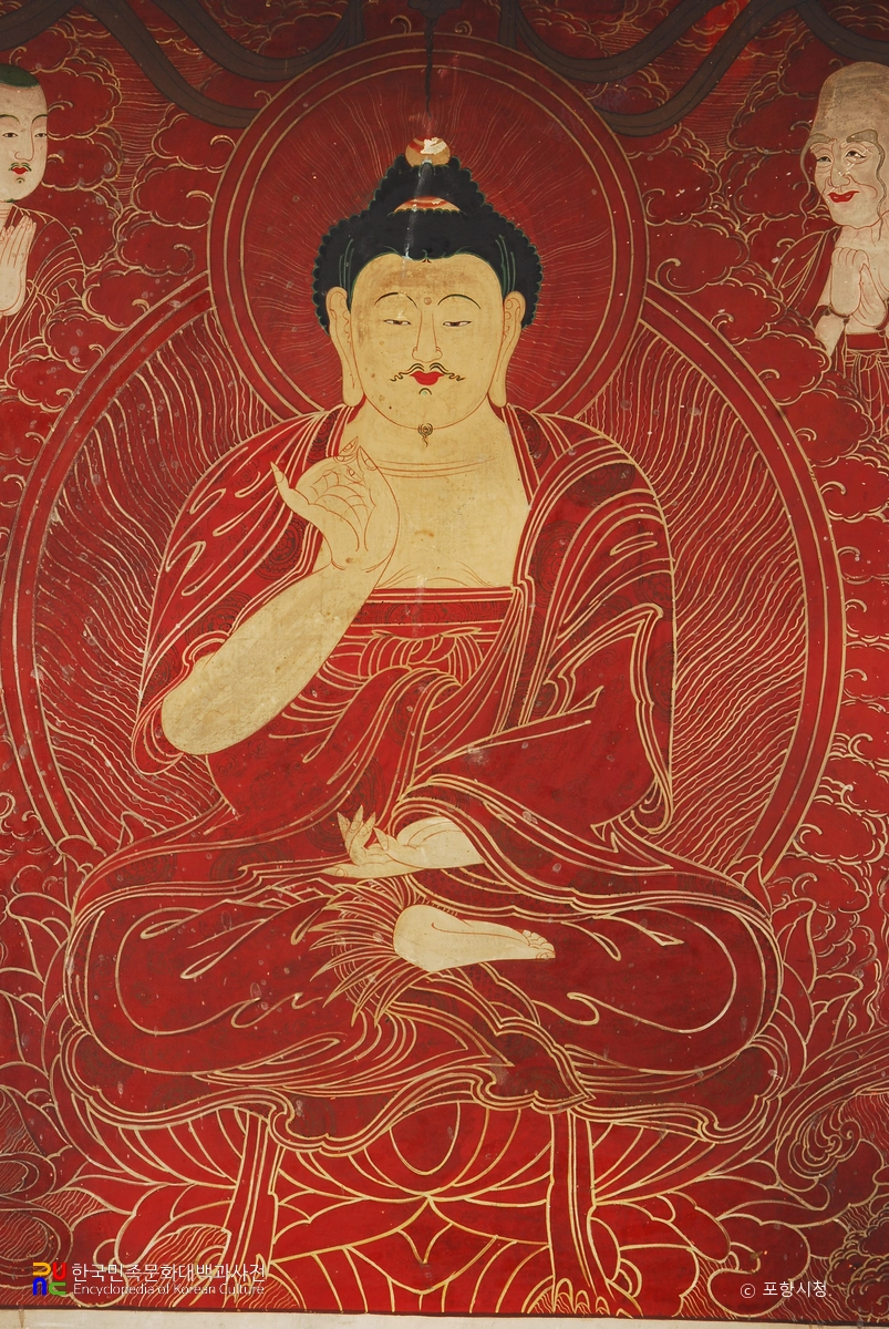 포항 보경사 서운암 후불탱화 및 신중탱화 / 후불탱화