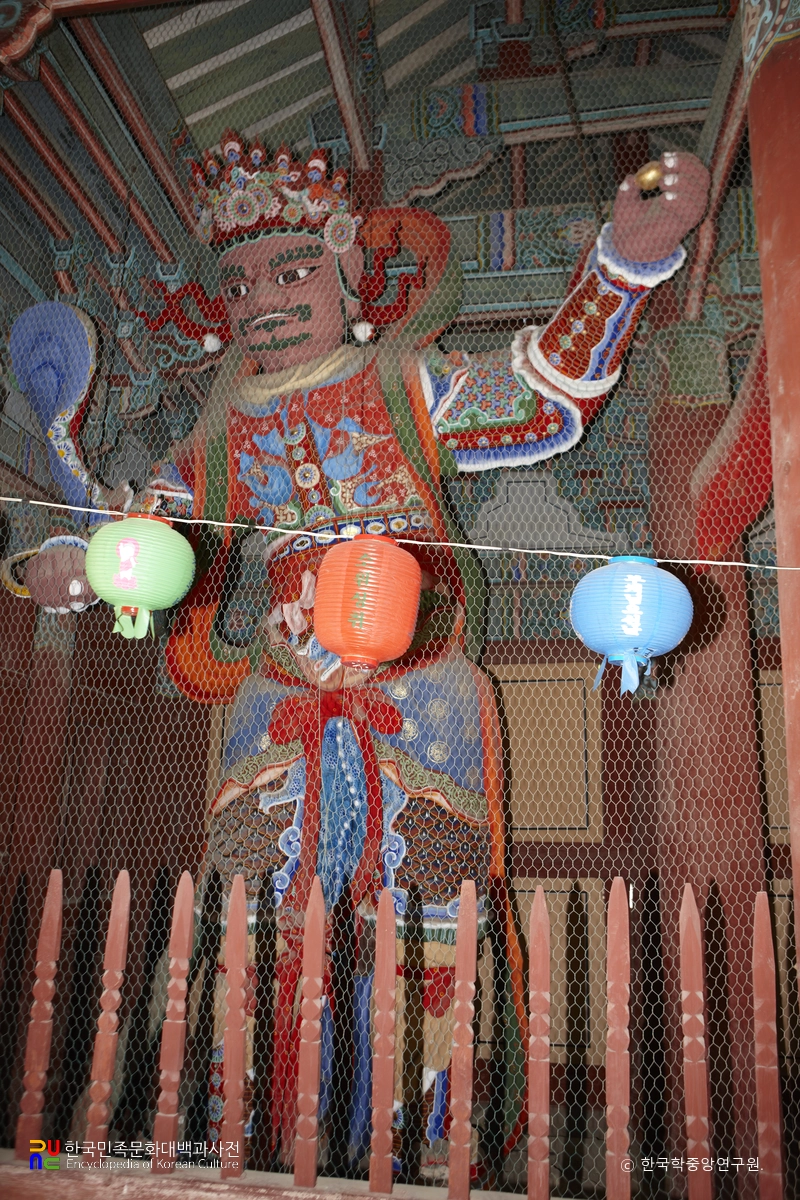 보은 법주사 사천왕문 광목천왕