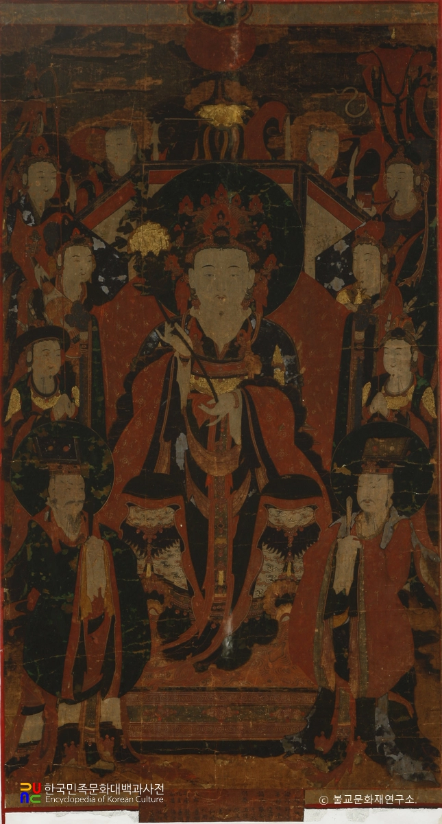 합천 연호사 신중탱