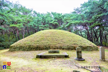 경주 신라 정강왕릉 정면