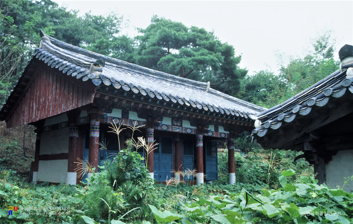 광주 벽진서원 사당 정측면