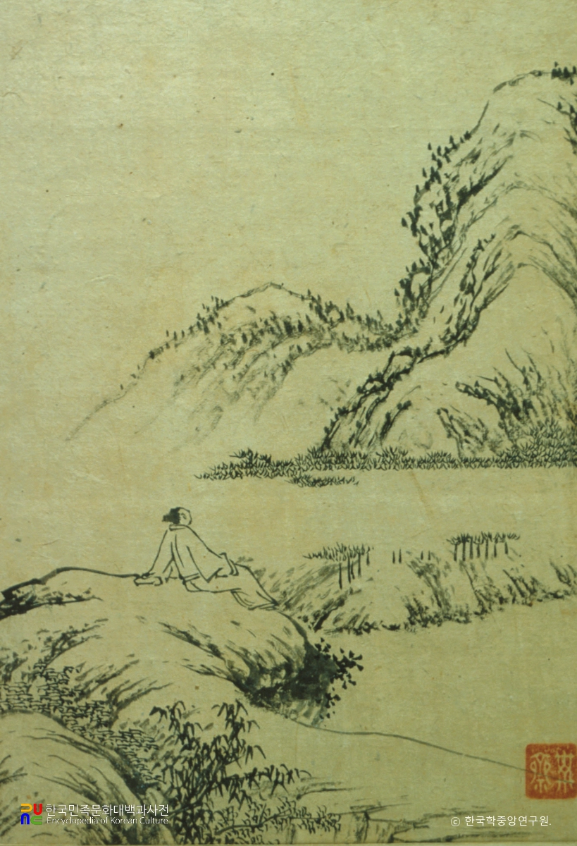 해남 윤씨 가전 고화첩 일괄 / 관수도