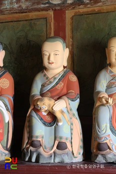 해남 미황사 십육나한상